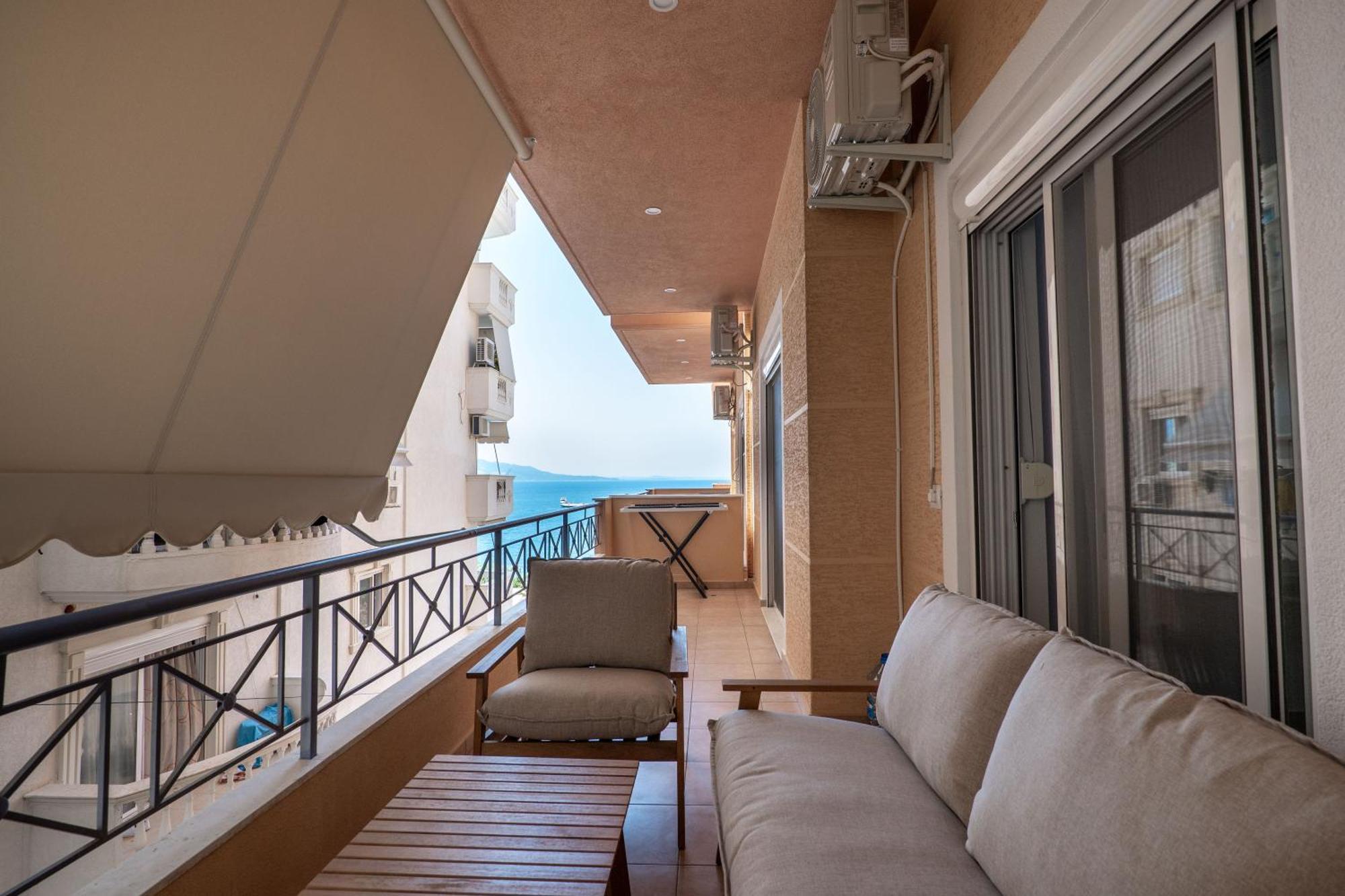 Noel Sea View Apartments Sarande Ngoại thất bức ảnh